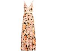 ApartFashion Damen Chiffonkleid Kleid, Apricot-multicolor, 44 EU
