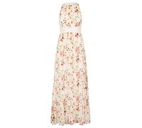 ApartFashion Damen Chiffonkleid Kleid, Creme-mehrfarbig, 46 EU