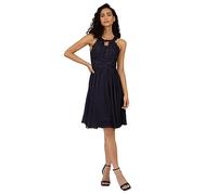 ApartFashion Damen Cocktailkleid, Crew Neck, knielanges Sommerkleid, ärmelloses Partykleid, weit ausgestellter Rock, Regular Fit, leichtes & bequemes Hochzeitskleid
