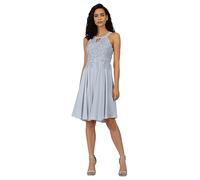 ApartFashion Damen Cocktailkleid Formales Abendkleid, Rauchblau, 32