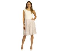 ApartFashion Damen Hochzeitskleid, Creme-Nude, 40 EU