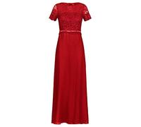 ApartFashion Damen L ssiges Abendkleid, Rot, XS EU