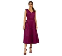 ApartFashion Damen Midikleid Formales Abendkleid, Beere, 42