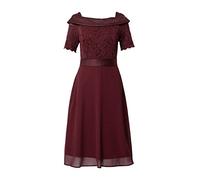 ApartFashion Damen Spitzenkleid Kleid, Bordeaux, 36 EU