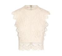 ApartFashion Damen Spitzentop, Creme, 40 EU