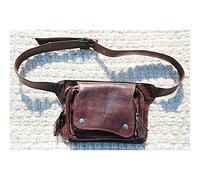 APEFIT Verstellbare Vintage Leder Taillentaschen, Mittelalterliche Frauen Utility Gürteltasche Hüfttasche, Ritter Piraten Wikinger LARP Kostüm Ausrüstung Cosplay Umhängetasche, Braun