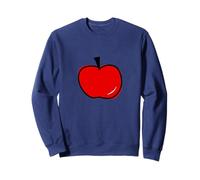 Apfel Cartoon-Frucht. Sweatshirt
