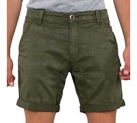 aplha industries Herren Kerosene All Over Short Bermuda, Dark Olive, 34