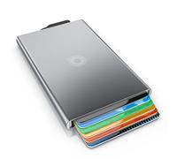 Aplic Kartenetui, Aluminium, NFC RFID Blocker, Platz für 6 Karten - silber 4062861813577