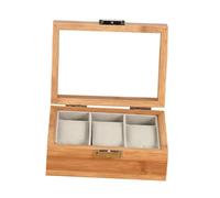 APLVFFZH Uhren-Aufbewahrungsbox, Vitrine, Holzglasdeckel, Kratzfest, für Uhren, Schmuck, Sammelbox, Uhrengehäuse für Schublade für Herren