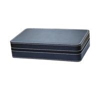 APLVFFZH Uhrenaufbewahrungsetui, Uhrenbox, Behälter, Aufbewahrungs- und Präsentationsfach für Zuhause und, 12 Fächer, 33 X 20 X 11.5 cm