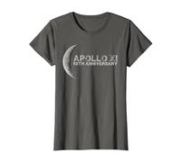 Apollo 11 Mondlandung zum 50. Jahrestag 1969 2020 T-Shirt, Damen, Anthrazit, 3XL
