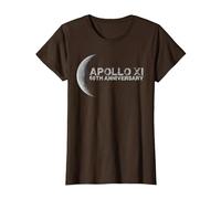 Apollo 11 Mondlandung zum 50. Jahrestag 1969 2020 T-Shirt, Damen, Braun, 3XL
