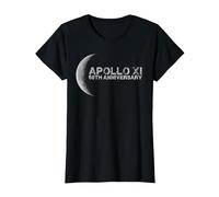 Apollo 11 Mondlandung zum 50. Jahrestag 1969 2020 T-Shirt, Damen, Schwarz, 3XL