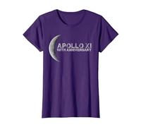 Apollo 11 Mondlandung zum 50. Jahrestag 1969 2020 T-Shirt, Damen, Violett, 3XL