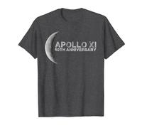 Apollo 11 Mondlandung zum 50. Jahrestag 1969 2020 T-Shirt, Herren, Anthrazit Meliert, 3XL