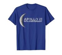 Apollo 11 Mondlandung zum 50. Jahrestag 1969 2020 T-Shirt, Herren, Königsblau, 3XL