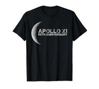 Apollo 11 Mondlandung zum 50. Jahrestag 1969 2020 T-Shirt, Herren, Schwarz, 6XL