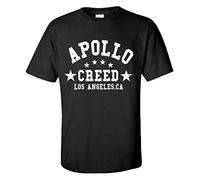 Apollo Movie T-Shirt für Boxen, Fitnessstudio, Training, Schwarz, Größe XL