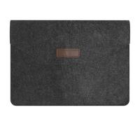 APOMOONS 13 Zoll Filz Laptop Hülle, Laptop Sleeve mit Mehreren Fächern, Ultradünn Laptophülle Sleeve Tablet Tasche Laptophülle mit Großem Fassungsvermögen Laptoptasche Schutzhülle (Schwarz, 13 Zoll)