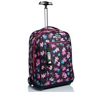 Appack Trolley, 2 in 1, Schulranzen mit Rollen, Rucksack mit Trolleyfunktion für Kinder, ab 1. Klasse, für Schule, Reisen, Mädchen&Jungen; Mehrfarbig