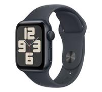Apple 40 mm S/M Smartwatch Rechteckig 18 h 326 ppi Watch SE (2024) (Schwarz)