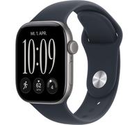 Apple Apple Watch Series 12 (42mm) GPS+5G Smartwatch Alu mit Sportarmband M/L space grau/navyblau