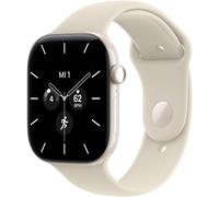 Apple Apple Watch Series 12 (46mm) GPS+5G Smartwatch Keramik mit Sportarmband S/M perlweiß/sand