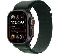 Apple Watch Ultra 2 Titan Schwarz, Dunkelgrün, 49mm, GPS + Cellular, Small