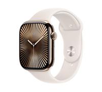 APPLE S10 CEL 46 GOLDTITAN STARLIGHT S/M Smartwatch Titan Fluorelastomer, 140 - 190 mm, Gold