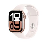 APPLE S10 GPS 42 ROSE ALU BLUSH S/M Smartwatch Aluminium Fluorelastameter, 130 - 180 mm, Roségold