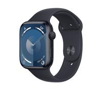 APPLE S9 45 ALU GPS NIGHT (NIGHT+SPORT BAND+L) Smartwatch Aluminium Fluorelastomer, 160-210 mm, Mitternacht