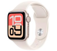 Apple Smartwatch Apple Watch SE3 44 mm Aluminium (GPS) Sport Armband S/M polarstern grün