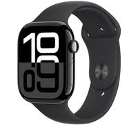 Apple Smartwatch Apple Watch Series 10 46 mm Aluminium Diamantschwarz (GPS+Cellular) S grün
