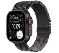 Apple Smartwatch Apple Watch Ultra 3 Titan Milanaise Armband L schwarz