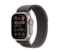 APPLE ULTRA 2 49 TITAN (BLUE+TRAIL LOOP+S) Smartwatch Titangehäuse Gewebe, 130 - 180 mm, Titan / Schwarz