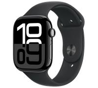Apple Watch 10 LTE Schwarz Alu 46 Sportarmband Schwarz M/L MWY43 - - | Zustand: Neu in OVP