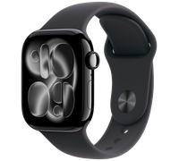 Apple Watch 11 5G Schwarz Alu 42mm Sportarmband Schwarz S/M MF834 - - | Zustand: Neu in OVP