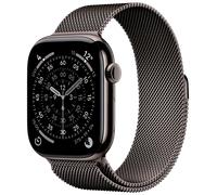 Apple Watch 11 5G Titan 46mm Milanaise Armband Schiefer M/L MFD44 - - | Zustand: Neu in OVP