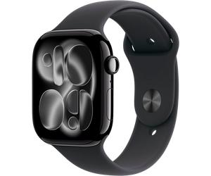 Apple Watch 11 GPS Alu 46mm Sportarmband Schwarz M/L MEUX4 - - | Zustand: Neu in OVP