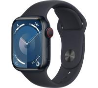Apple Watch Series 9 GPS + Cellular 41mm Mitternacht Aluminiumgehäuse mit Mitternacht Sportband - S/M - PayPal 0 % Finanzierung