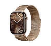 Apple Watch S10 Gold Titanium Milanese Loop Gold - S/M GPS + Cellular 46mm MC7T4QF/A 2024 - Softwareupdates: bis ca.