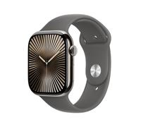 Apple Watch S10 Natur Titanium Sport Band Steingrau S/M GPS + Cellular 46mm MWY93QF/A 2024