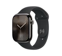 Apple Watch S10 Schiefer Titanium Sport Band Schwarz- S/M GPS + Cellular 46mm MWYD3QF/A 2024
