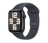 Apple Watch SE 2 44/Schwarzes Aluminium/Schwarzes Sportarmband M/L GPS