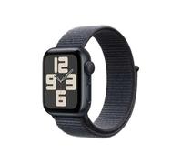 Apple Watch SE (2. Generation) GPS 40 mm Smartwatch mit Aluminiumgehäuse in Mitternacht und Sport Loop in Tinte (One Size). Fitness und Schlaftracker, Unfallerkennung, Herzfrequenzmesser, CO₂ neutral
