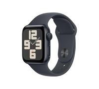 Apple Watch SE (2. Generation) GPS 40 mm Smartwatch mit Aluminiumgehäuse in Mitternacht und Sportarmband in Mitternacht (S/M). Fitness und Schlaftracker, Unfallerkennung, Herzfrequenzmesser