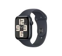 Apple Watch SE (2. Generation) GPS 44 mm Smartwatch mit Aluminiumgehäuse in Mitternacht und Sportarmband in Mitternacht (S/M). Fitness und Schlaftracker, Unfallerkennung, Herzfrequenzmesser