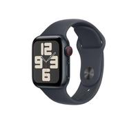Apple Watch SE (2. Generation) GPS + Cellular 40 mm Smartwatch mit Aluminiumgehäuse in Mitternacht und Sportarmband in Mitternacht (M/L). Fitness und Schlaftracker, Unfallerkennung, Retina Display