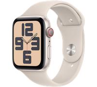Apple Watch SE (2022) 4G 44 mm Polarstern Aluminium Sportarmband M/L Smartwatch